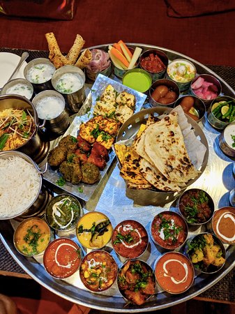 INDIA'S biggest food thaali (buffet)