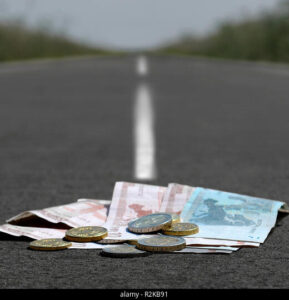 what happen if you found money on road