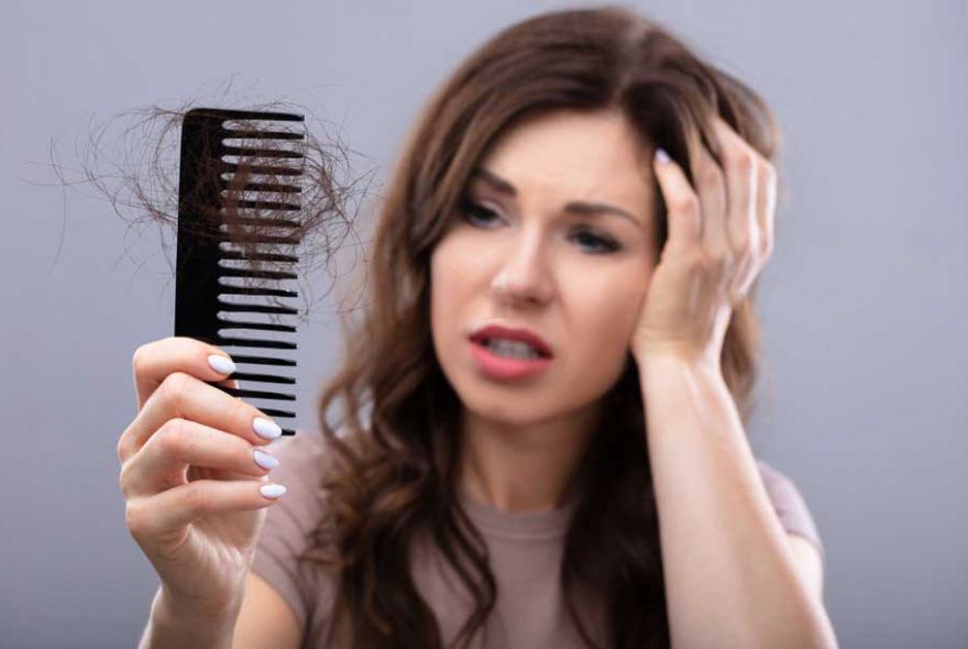 Is hair falling out after hair straightening?